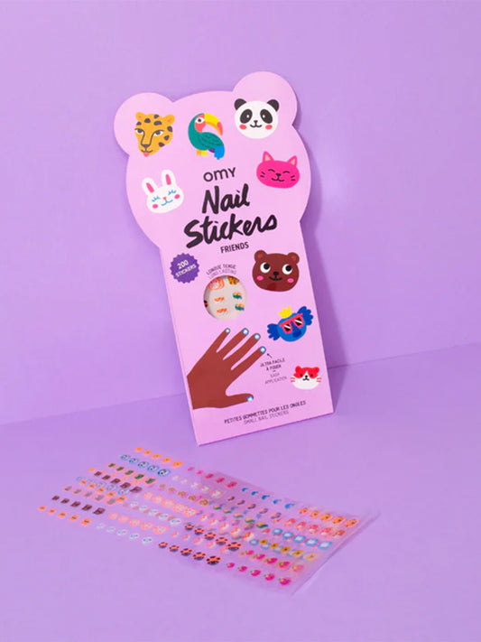 PEGATINAS PARA UÑAS FRIENDS Omy KIDSME