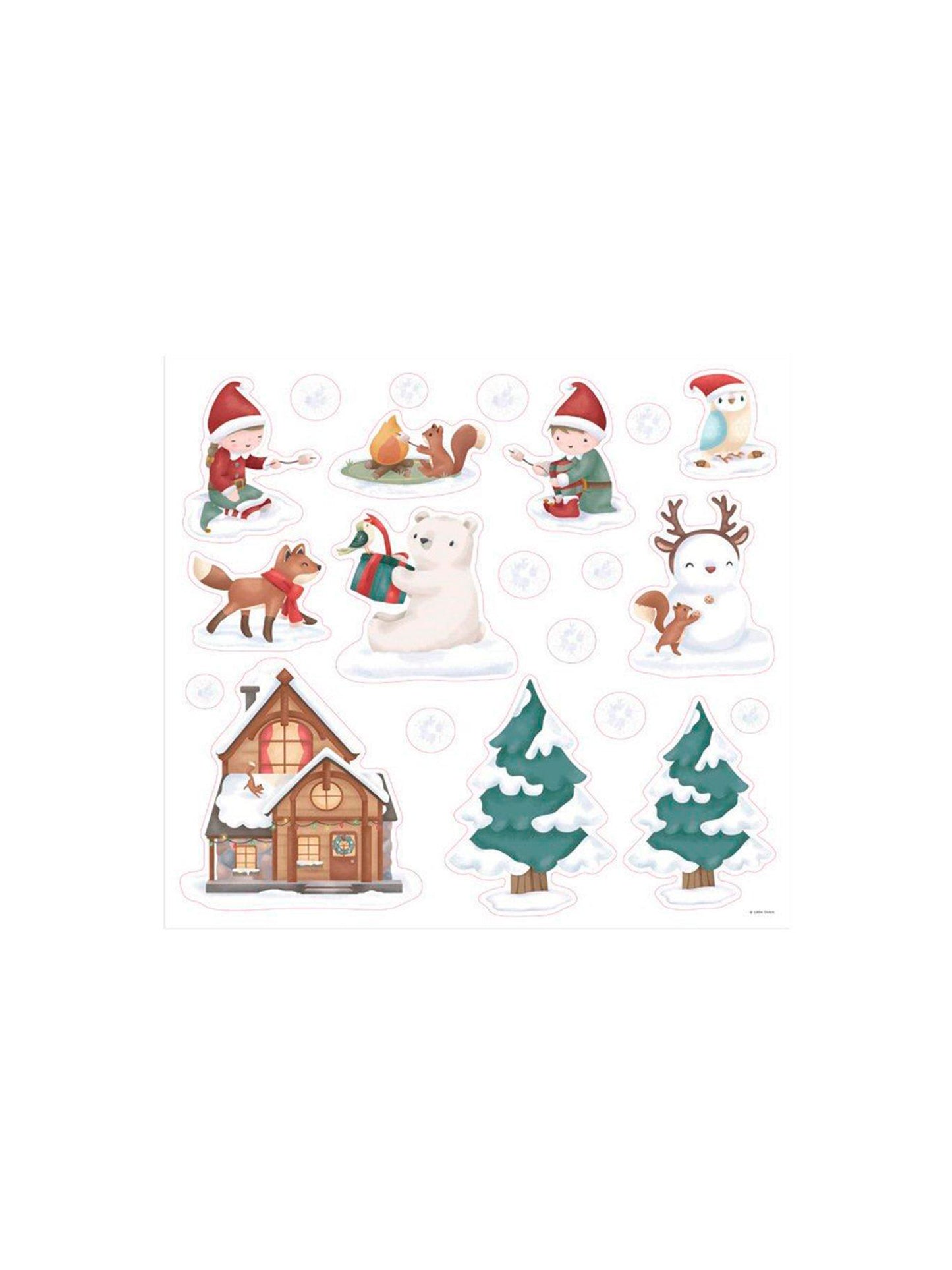 PEGATINAS PARA VENTANA NAVIDAD