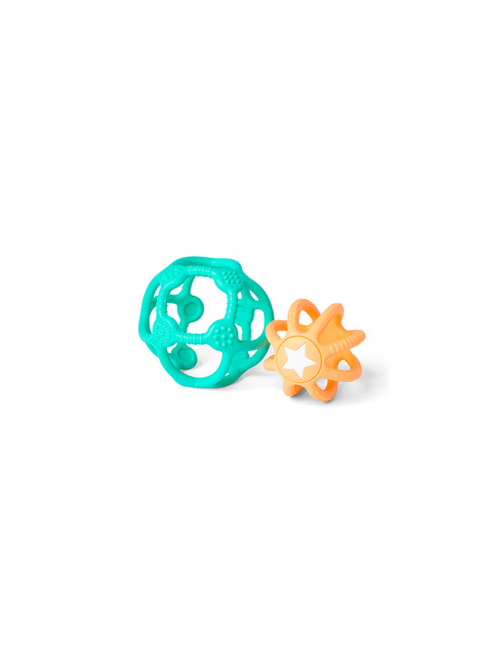 PELOTAS SENSORIALES VERDE/NARANJA Little L KIDSME