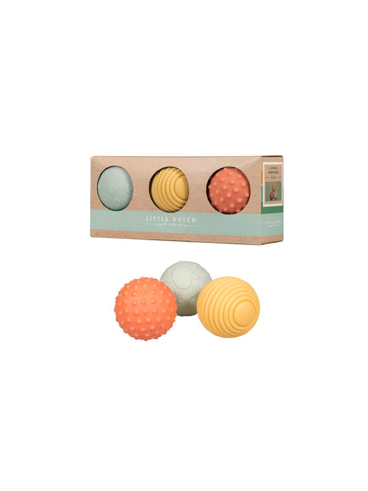 3 PELOTAS SENSORIALES GRANJA Little dutch KIDSME