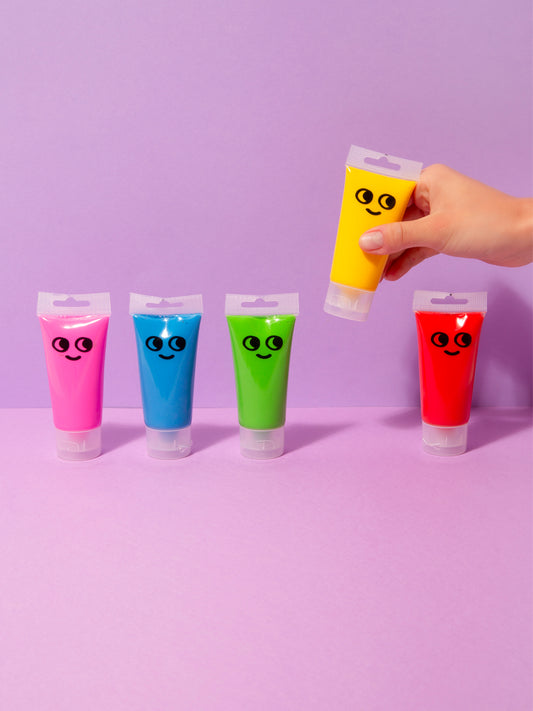 PINTURAS PARA DEDOS + DELANTAL Omy KIDSME