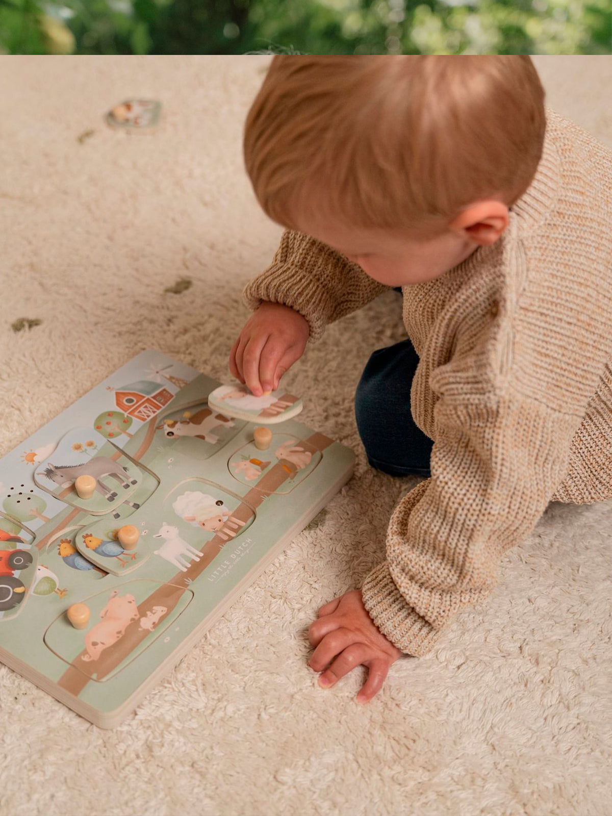 PUZZLE CON SONIDO GRANJA Little dutch KIDSME
