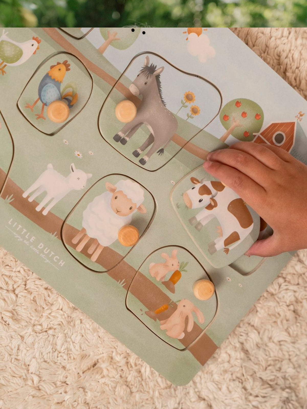 PUZZLE CON SONIDO GRANJA Little dutch KIDSME