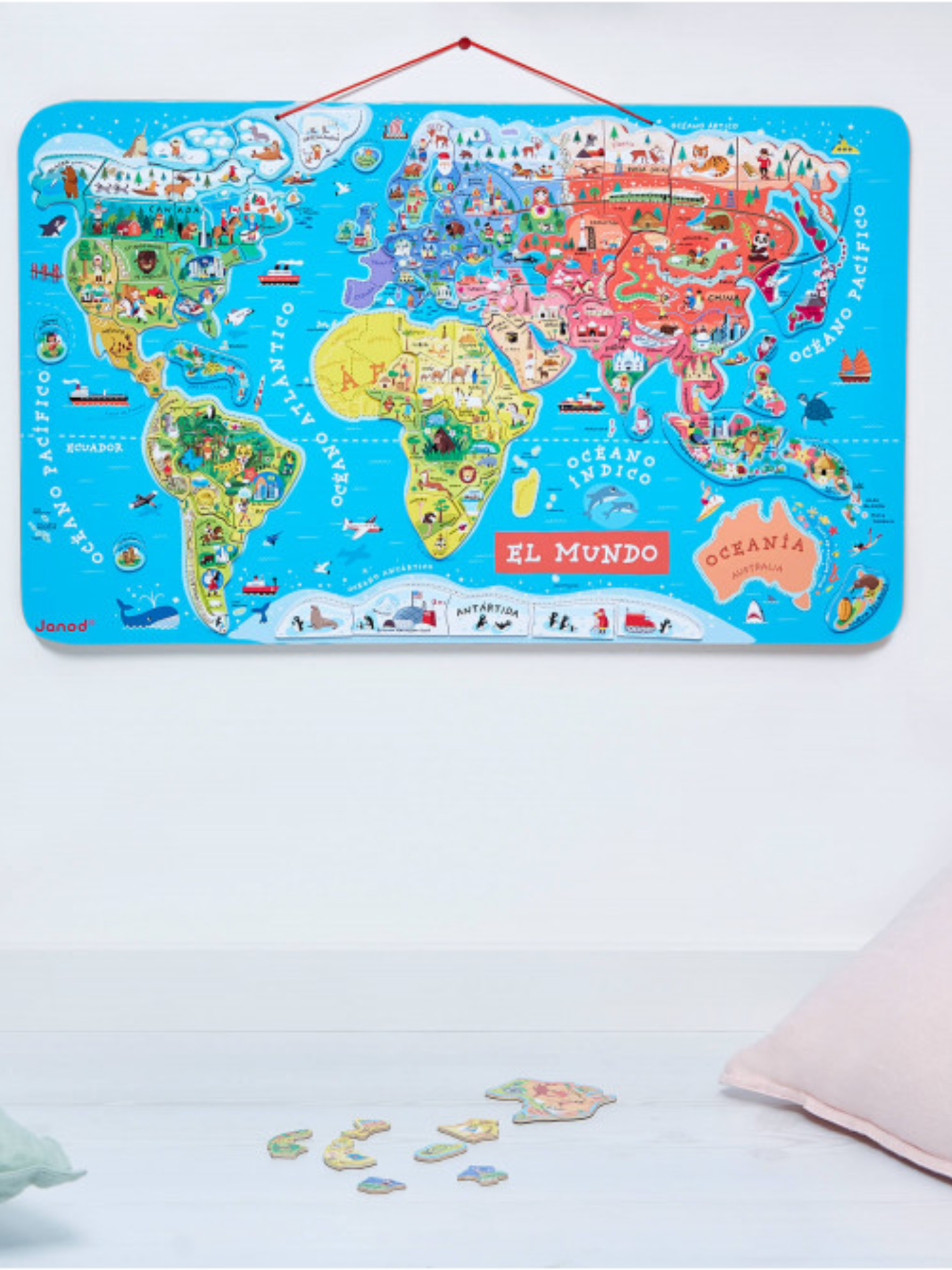 PUZZLE MAGNÉTICO ATLAS MUNDIAL