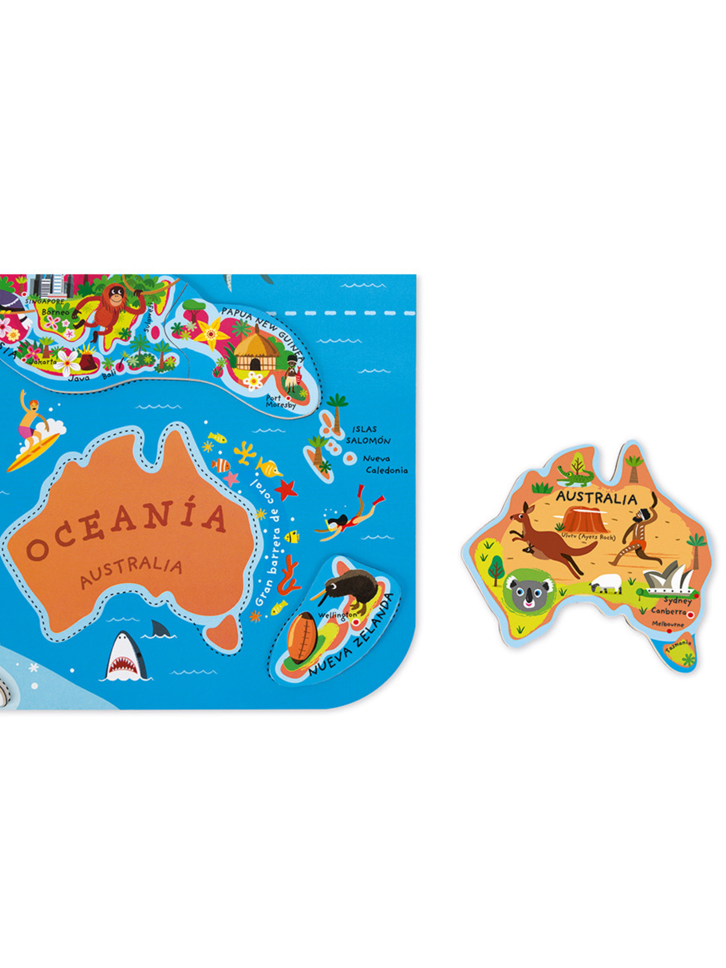 PUZZLE MAGNÉTICO ATLAS MUNDIAL