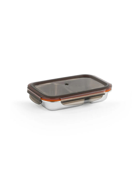 TUPPER ACERO INOX 2 COMPARTIMENTOS (APTO HORNO/MICROONDAS) Cuitisan KIDSME