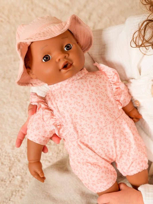 ROPA DE MUÑECA FLORES ROSAS Little dutch KIDSME
