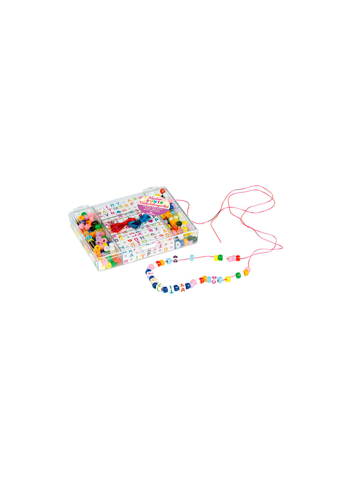 SET ABALORIOS LETRAS Moses KIDSME
