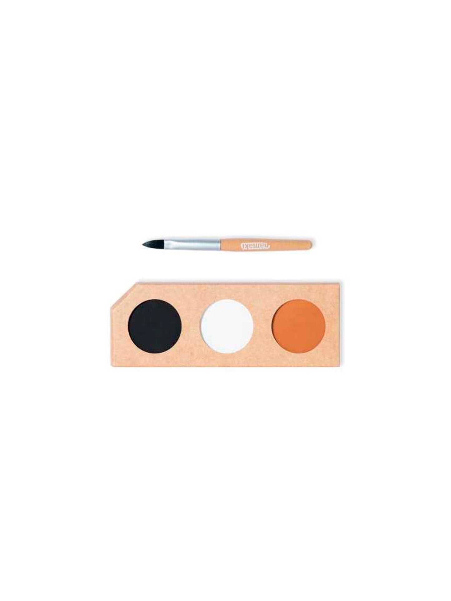 KIT MAQUILLAJE HALLOWEEN (NARANJA-BLANCO-NEGRO)