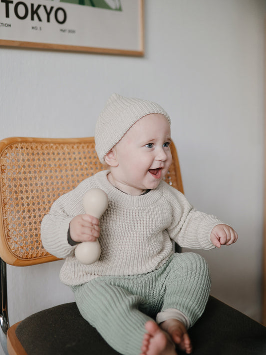 SONAJERO SILICONA SHIFTING SAND Mushie KIDSME