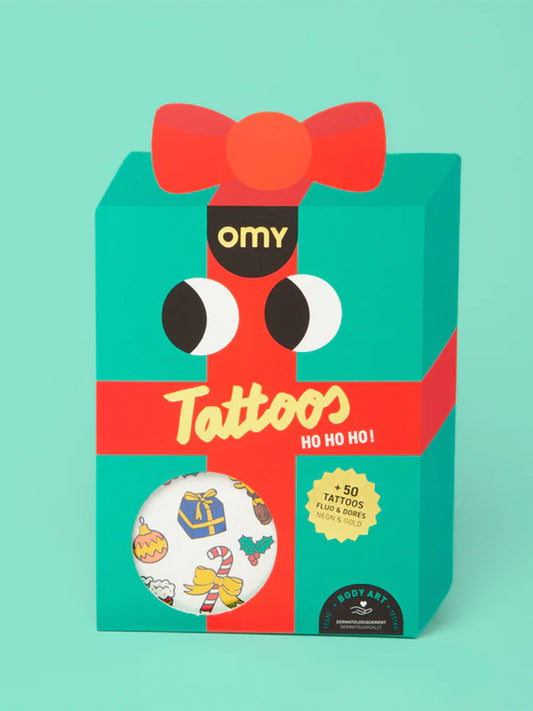TATOOS NAVIDAD HO HO HO Omy KIDSME