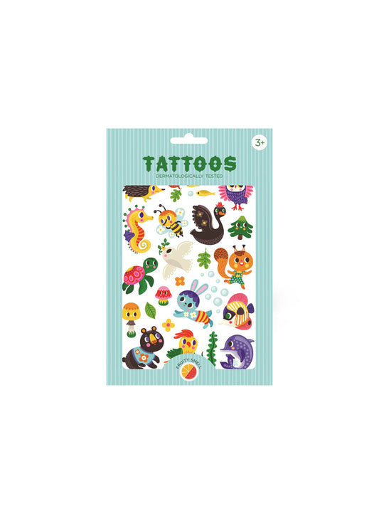 TATUAJES TEMPORALES WE ARE FAMILY Petit Monkey KIDSME