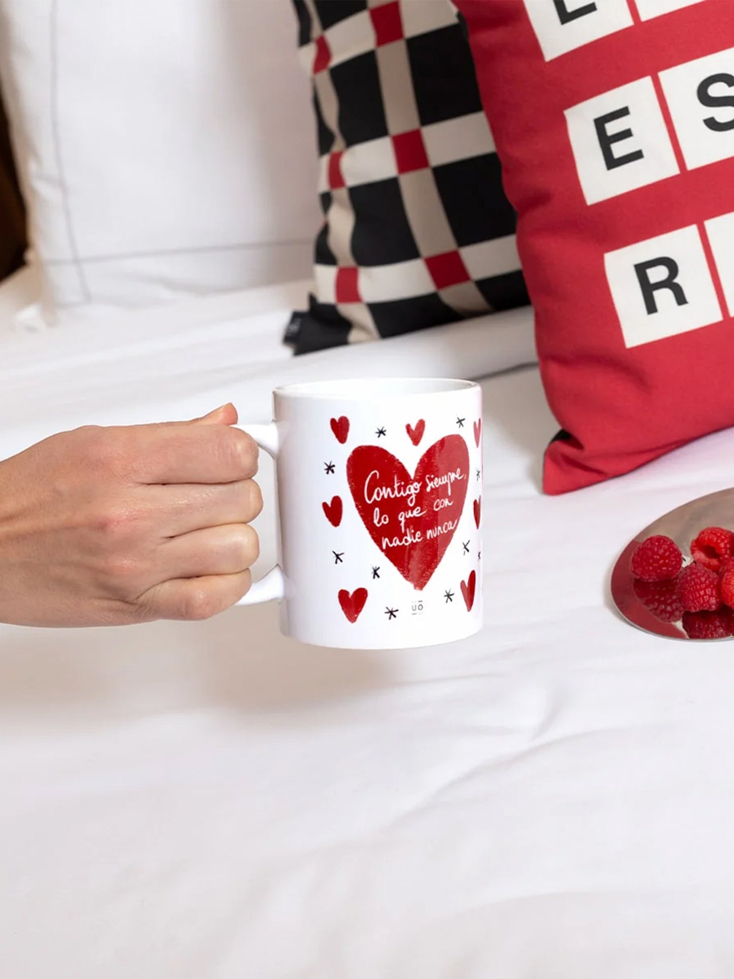 TAZA "CONTIGO SIEMPRE, LO QUE CON NADIE NUNCA"