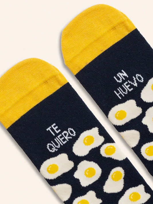 CALCETINES "TE QUIERO UN HUEVO"