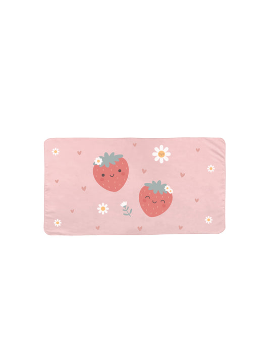 TOALLA MICROFIBRA STRAWBERRIES Monneka KIDSME
