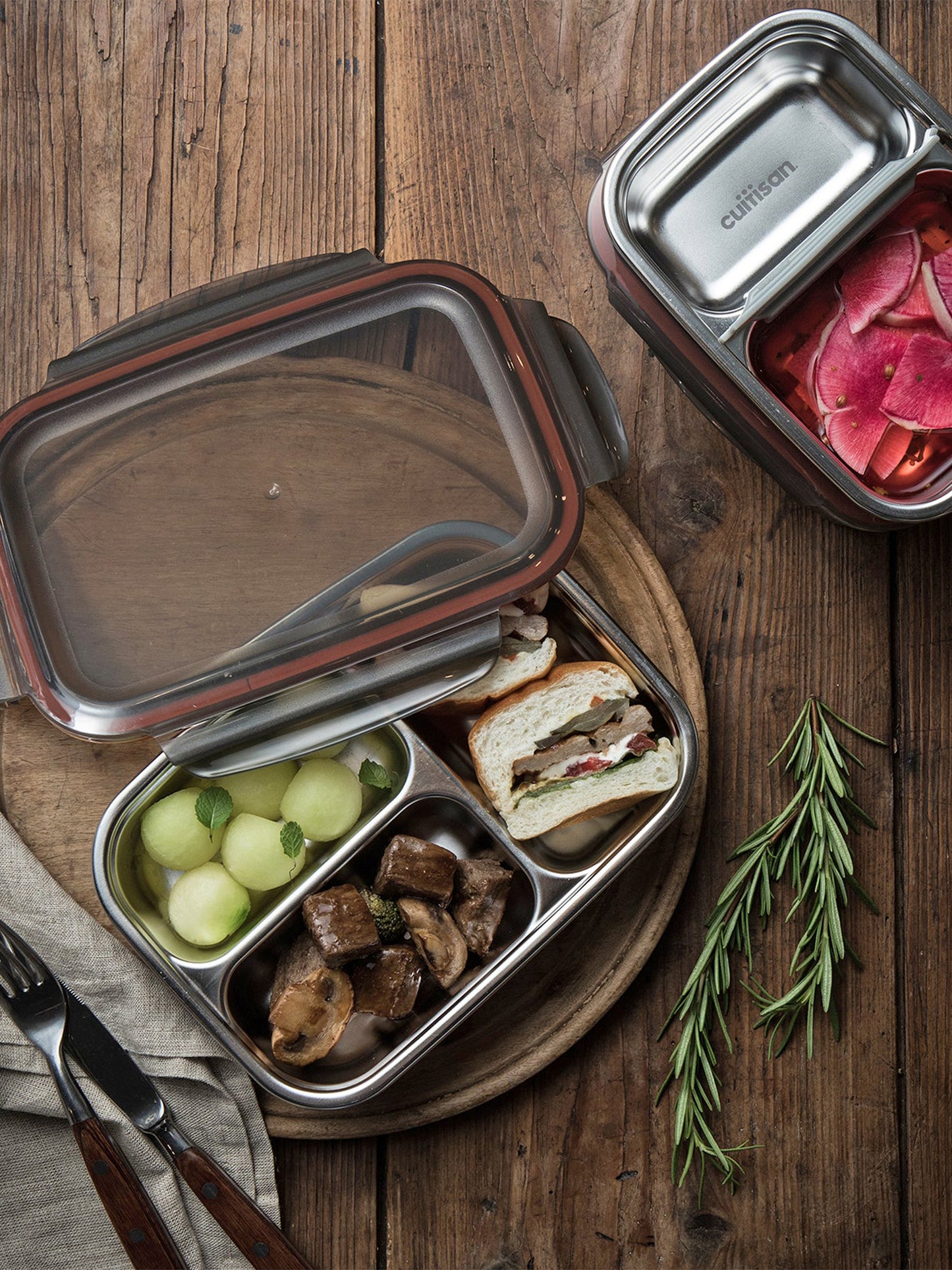 3 Containers Tupperware Tupperware 3 compartments stainless steel - Cuitisan | KIDSME – Kidsme ...