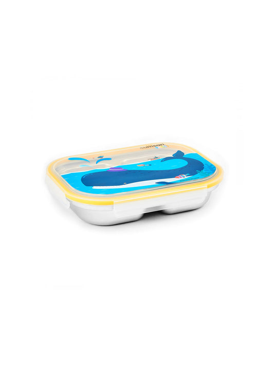 TUPPER WHALE ACERO INOX 3 COMPARTIMENTOS Cuitisan KIDSME