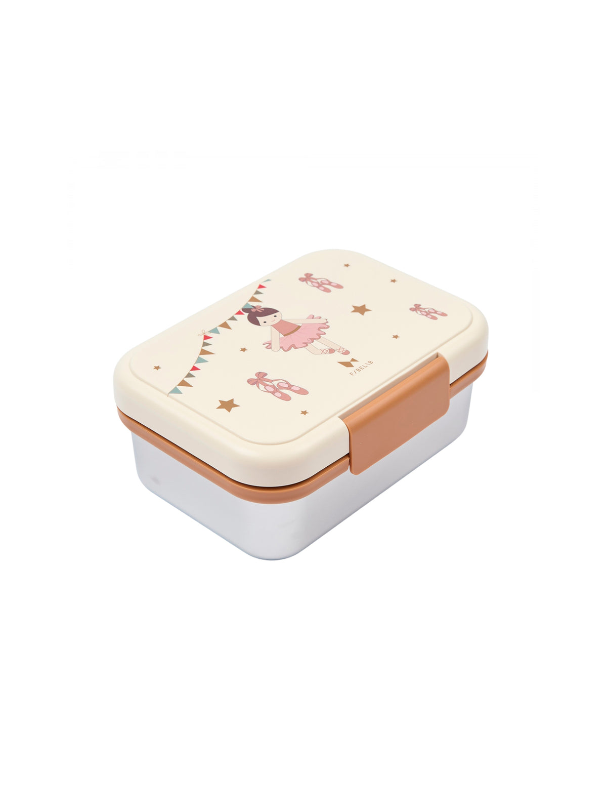TUPPER CAJA DE ALMUERZO ACERO BALLERINA Fabelab KIDSME