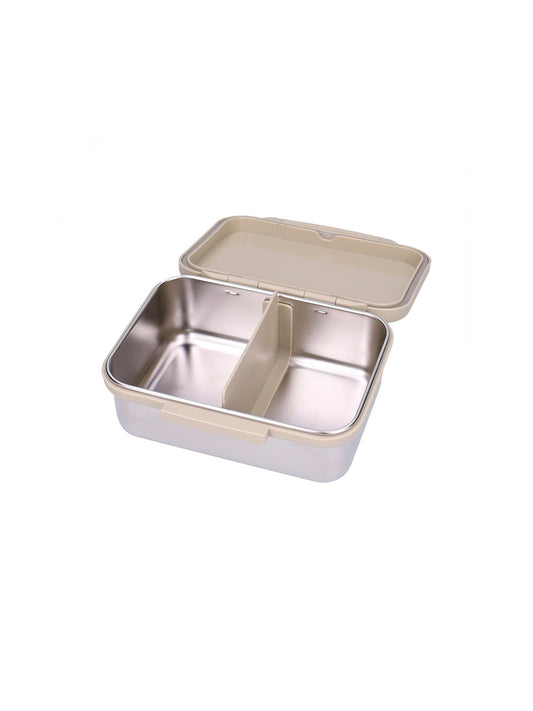 TUPPER-CAJA ALMUERZO ACERO INOX FLORES
