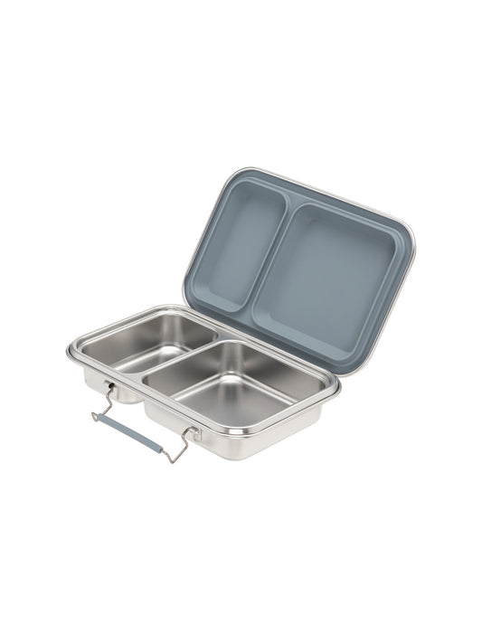 TUPPER ACERO INOX HAPS BOX OCEAN 2 COMPARTIMENTOS HAPS Nordic KIDSME