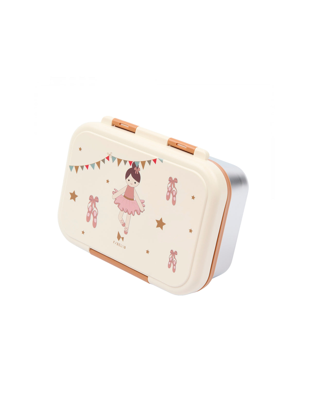 TUPPER CAJA DE ALMUERZO ACERO BALLERINA Fabelab KIDSME