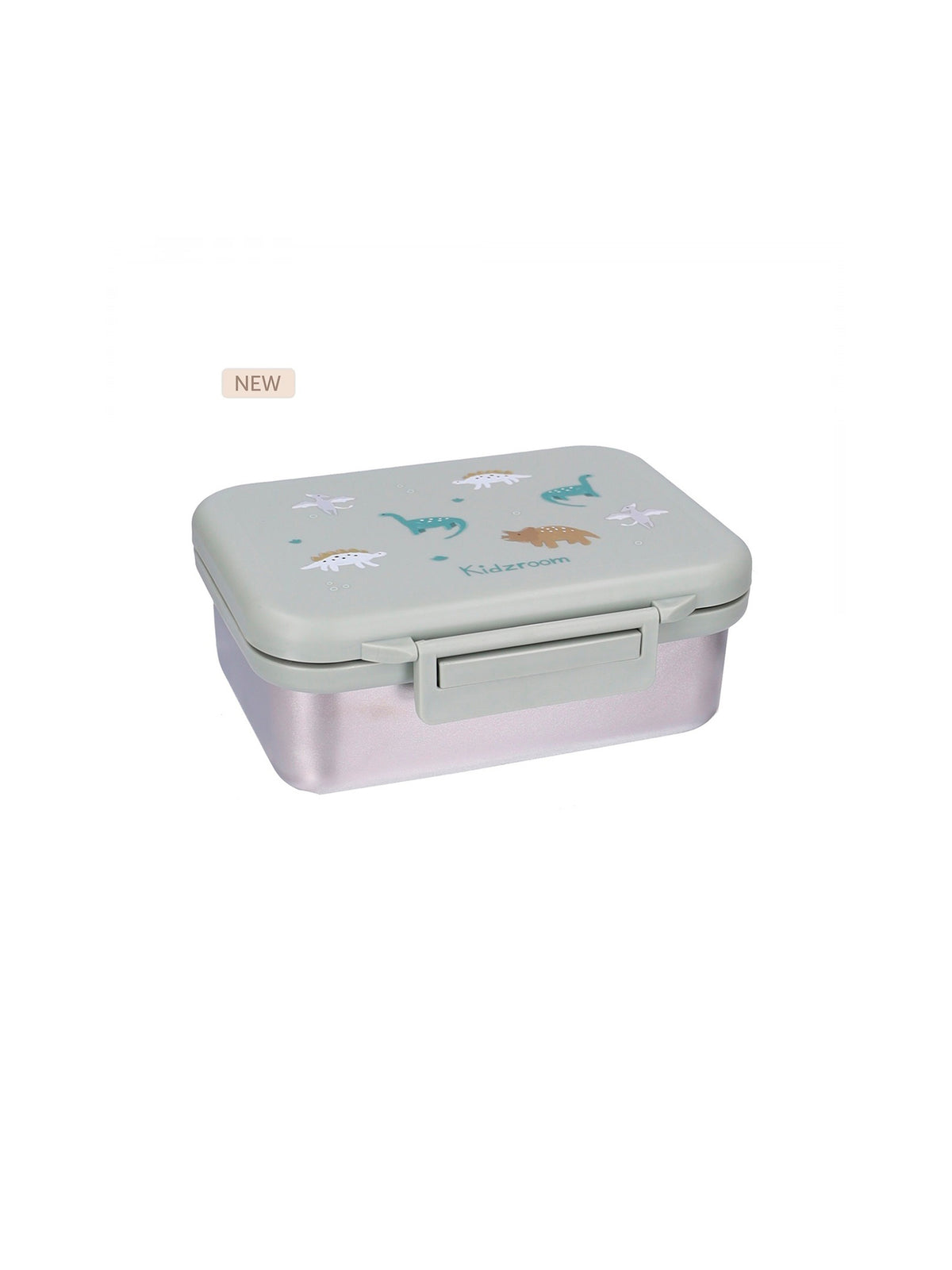 TUPPER-CAJA ALMUERZO ACERO INOX DINOS Kidzroom KIDSME
