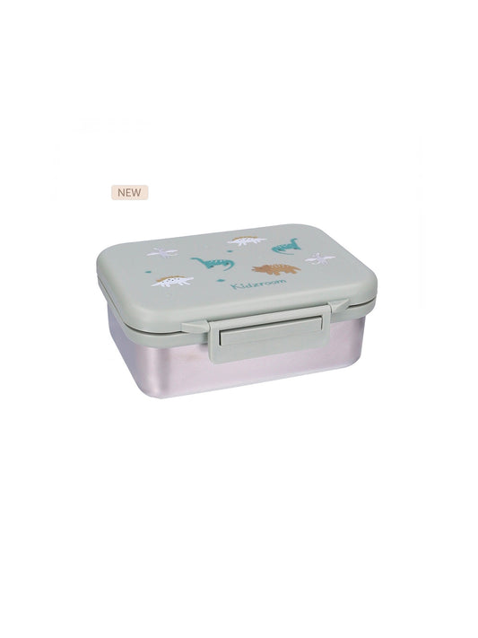 TUPPER-CAJA ALMUERZO ACERO INOX DINOS