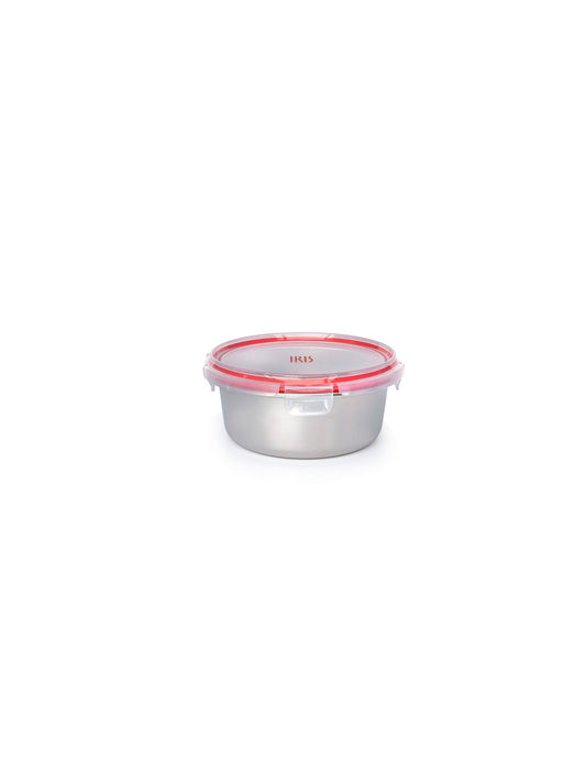 TUPPER CAJA DE ALMUERZO ACERO REDONDO 520ml (APTO HORNO/MICRO)