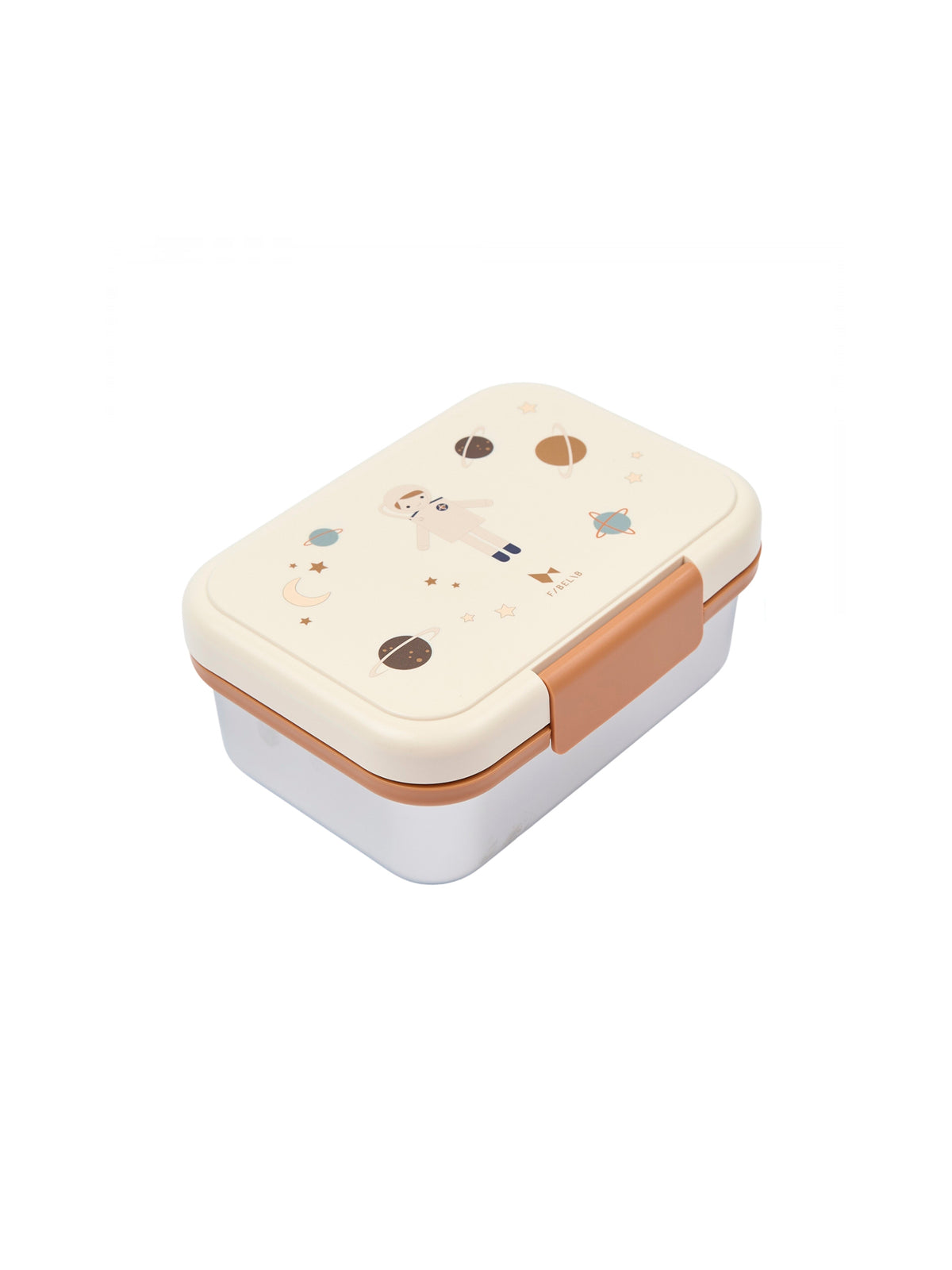 TUPPER CAJA DE ALMUERZO ACERO SPACE Fabelab KIDSME