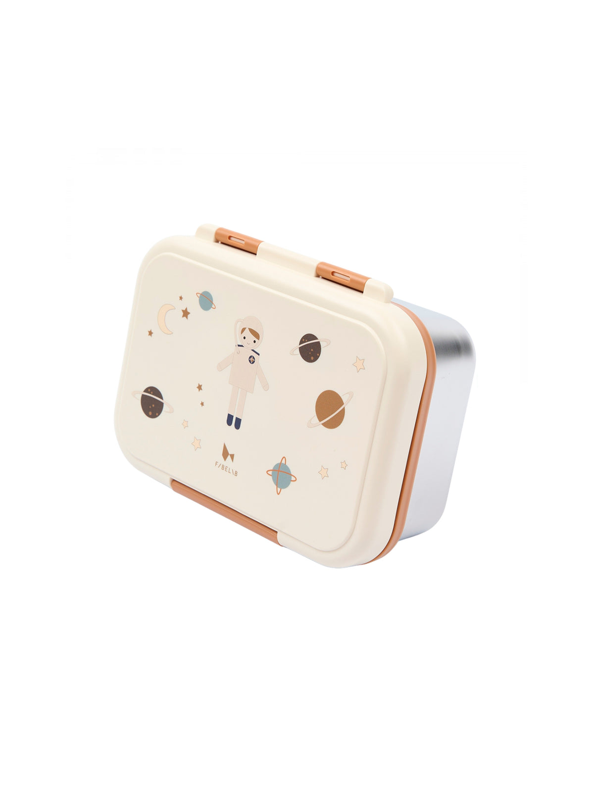 TUPPER CAJA DE ALMUERZO ACERO SPACE Fabelab KIDSME