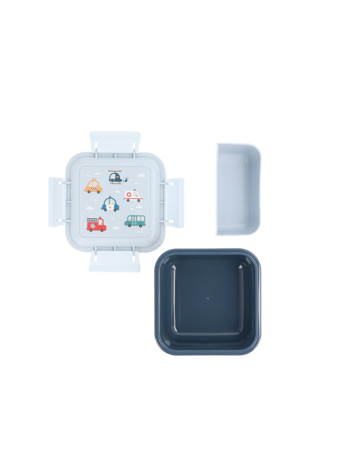 TUPPER-CAJA ALMUERZO GRANDE CITY CARS Tutete KIDSME