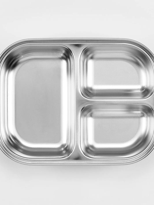 TUPPER WHALE ACERO INOX 3 COMPARTIMENTOS Cuitisan KIDSME