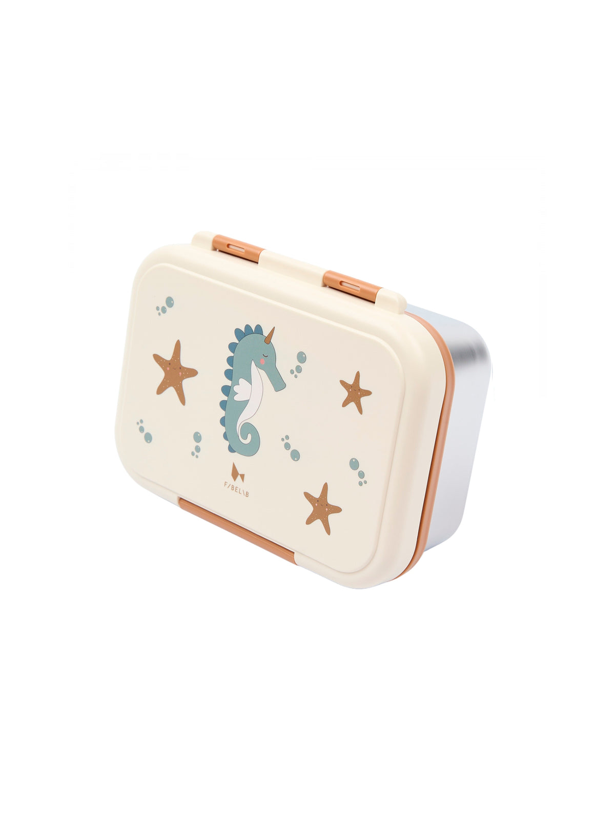 TUPPER CAJA DE ALMUERZO ACERO SEAHORSE Fabelab KIDSME