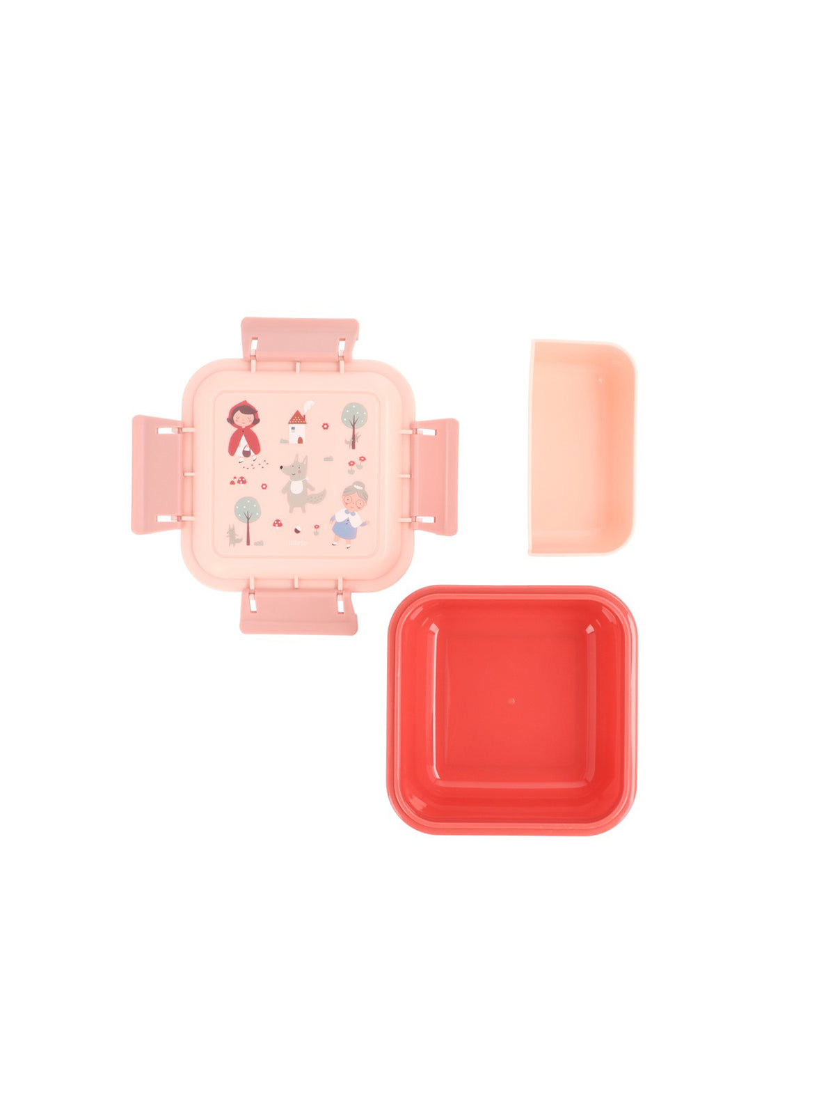 TUPPER-CAJA ALMUERZO GRANDE LITTLE RED Tutete KIDSME