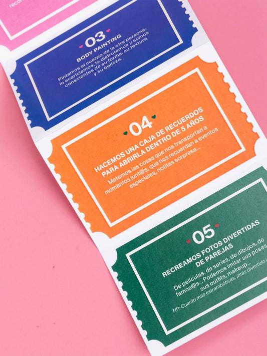 VALES "20 PLANES ORIGINALES PARA PAREJAS"