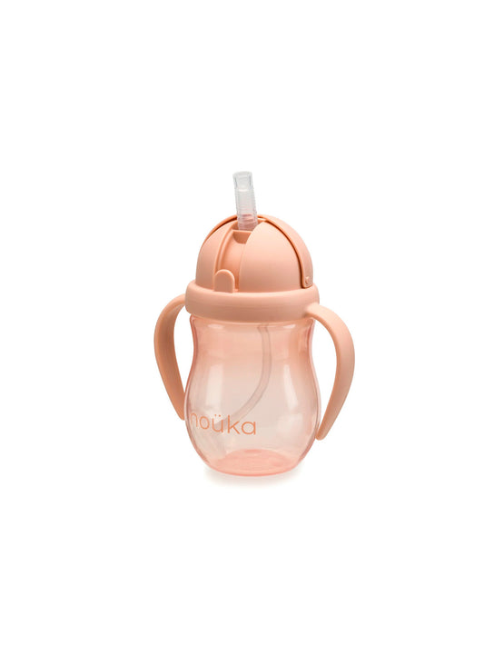 TAZA ANTIDERRAME CON PAJITA FLEXIBLE BLUSH Noüka KIDSME