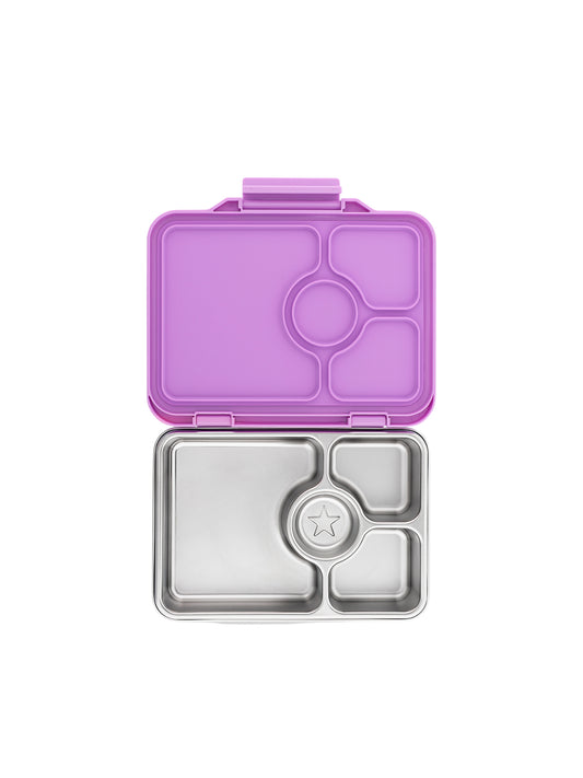 YUMBOX PRET ACERO INOX 4 SECCIONES LAVANDA Yumbox KIDSME