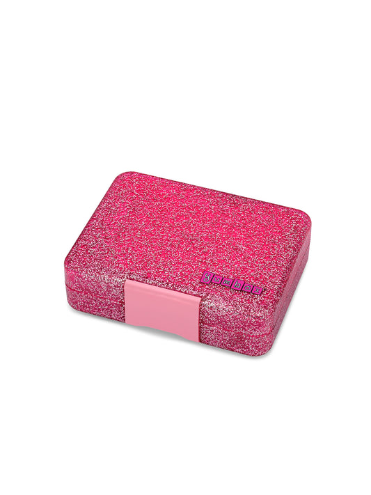 YUMBOX SNACK 3 SECCIONES PINK GLITTER Yumbox KIDSME