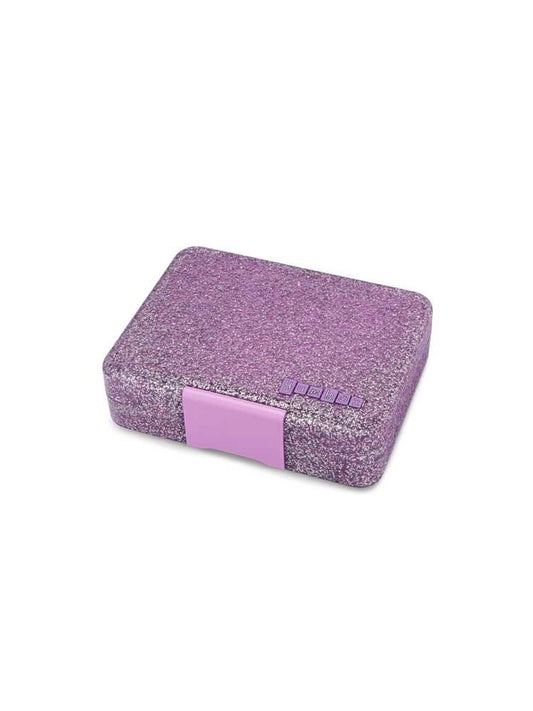 YUMBOX SNACK 3 SECCIONES PURPLE GLITTER Yumbox KIDSME
