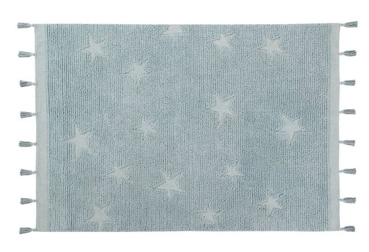 ALFOMBRA LAVABLE HIPPY AQUA BLUE Kidsme Store KIDSME
