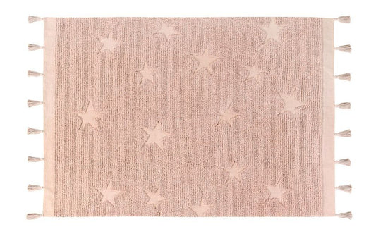 ALFOMBRA LAVABLE HIPPY STARS NUDE Kidsme Store KIDSME