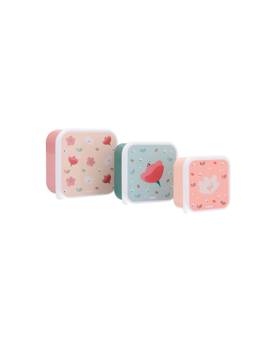 3 TUPPER - CAJA DE ALMUERZO LITTLE GARDEN Tutete KIDSME