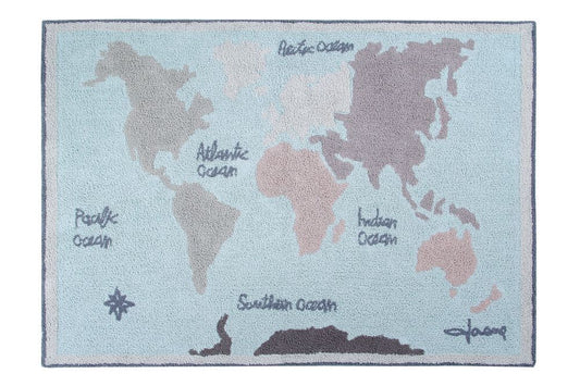 ALFOMBRE LAVABLE VINTAGE MAP Kidsme Store KIDSME