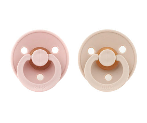 PACK 2 CHUPETES BIBS BLUSH-VAINILLA 2 TALLAS BIBS KIDSME
