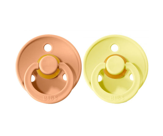 PACK 2 CHUPETES BIBS PEACH SUNSET-SUNSHINE 2 TALLAS BIBS KIDSME