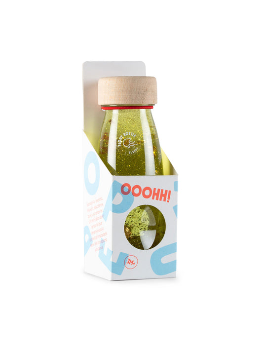 BOTELLA SENSORIAL ORO Petit Boum KIDSME