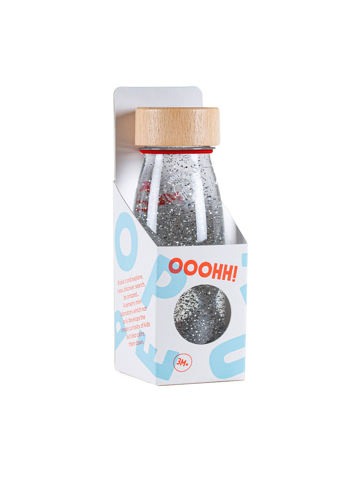 BOTELLA SENSORIAL SILVER Petit Boum KIDSME