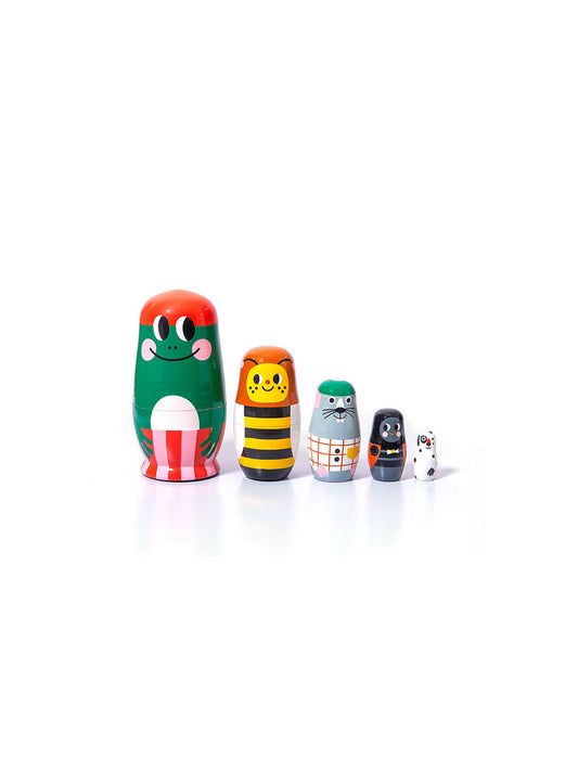 MATRIOSKA MADERA PADDY & PALS Petit Monkey KIDSME