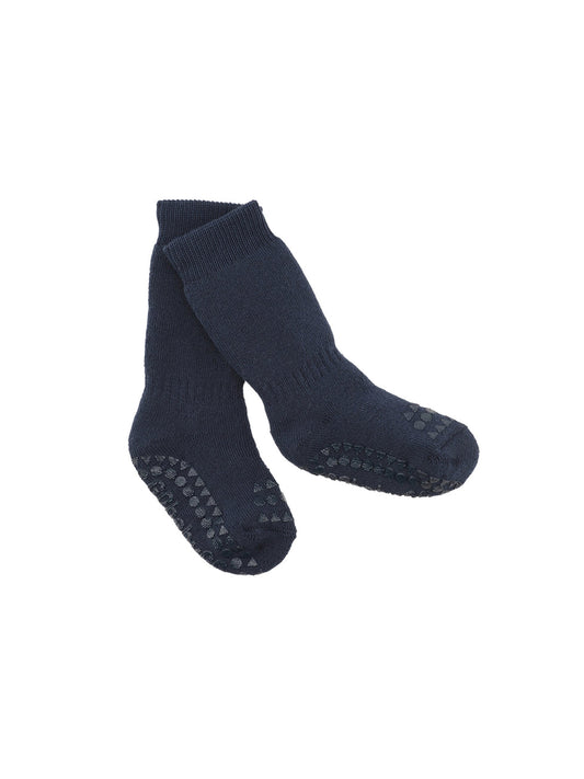 CALCETINES SUELA ANTIDESLIZANTE AZUL MARINO Go baby go KIDSME