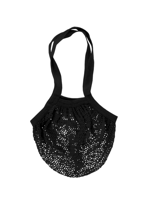 BOLSA MALLA ORGÁNICA NEGRA Tutete KIDSME